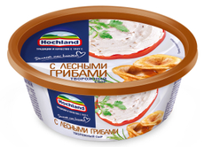 Сыр творожный Hochland с лесными грибами 60%, 140г