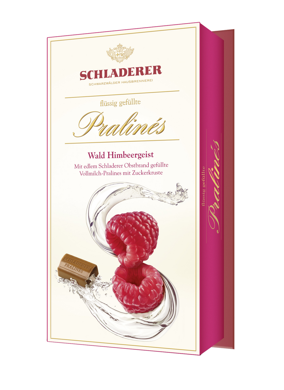 Конфеты Schladerer с молочным шоколадом и малиновым бренди, 127г