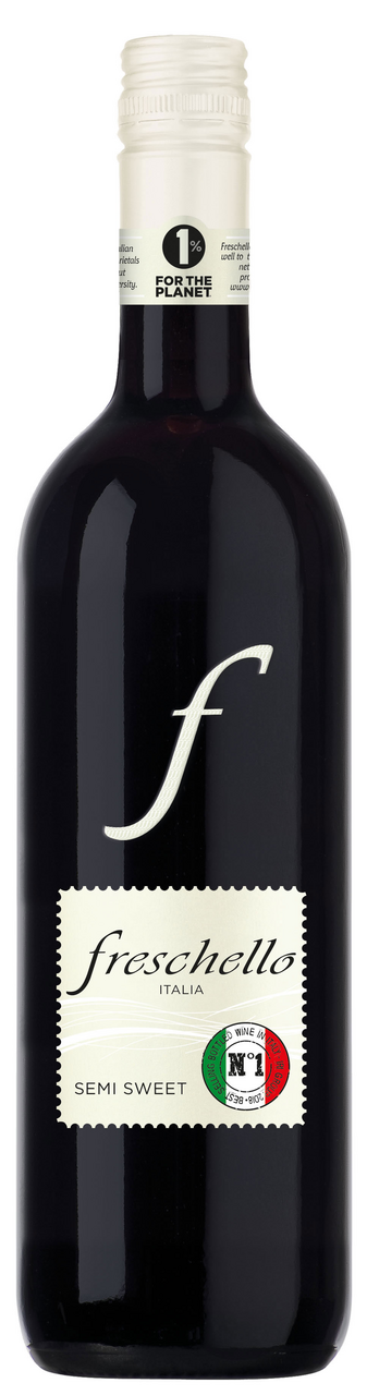 Изображение товара Вино Freschello Rosso Sweet полусладкое красное фруктовое 0.75 л Италия