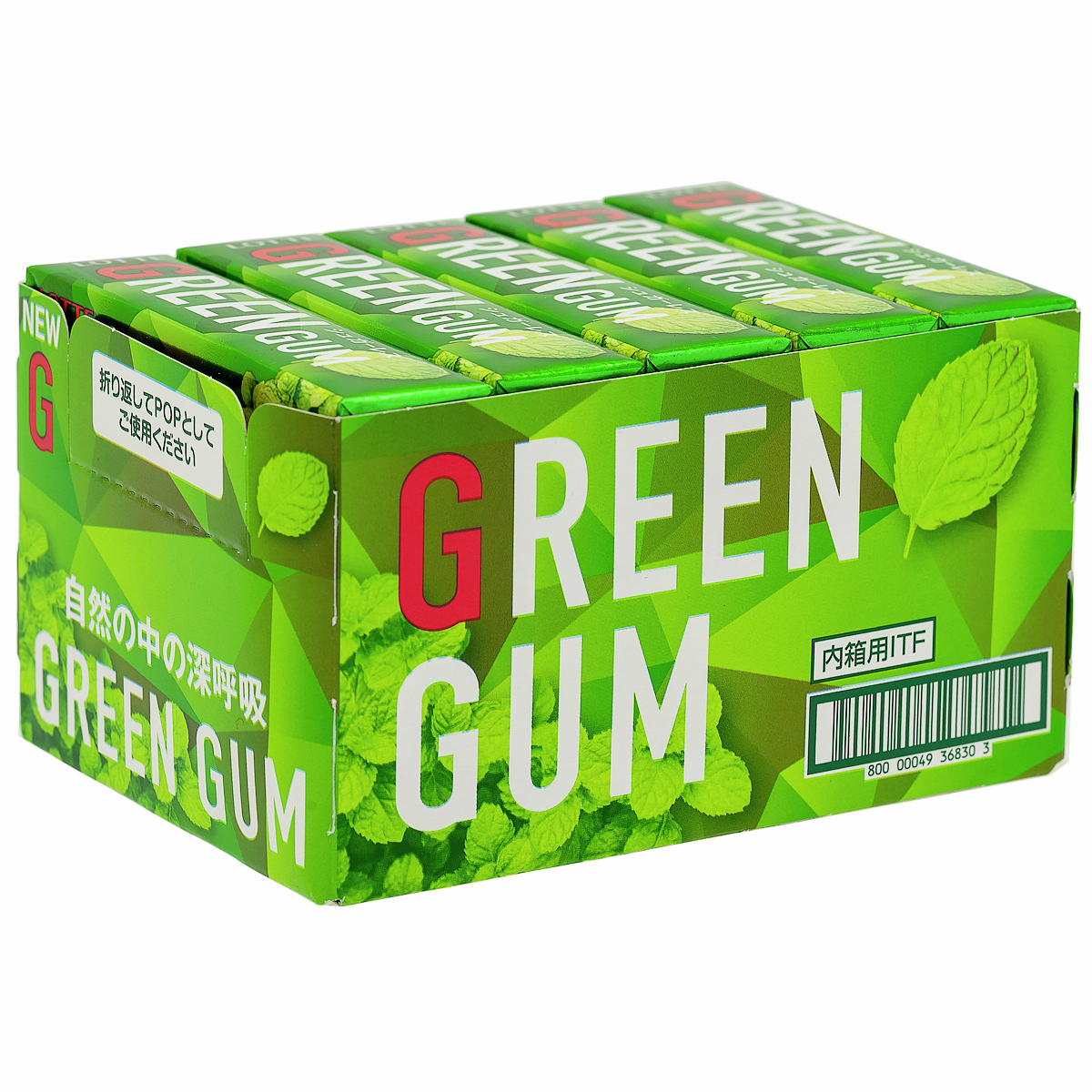 Жевательная резинка Lotte Green, 26г x 15 шт