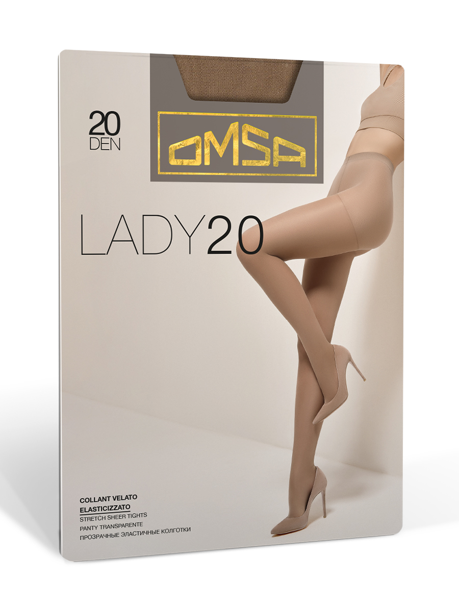 Колготки женские Omsa Lady бежевые, размер 3