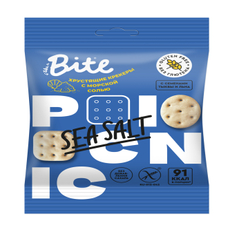 Печенье крекеры Take a Bite с морской солью без сахара без глютена, 60г