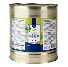 METRO Chef Перец маринованный Халапеньо зеленый резаный, 3кг