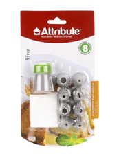 Мешок кондитерский Attribute Viva 8 насадок, 22 x 12 x 2см
