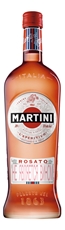 Напиток виноградосодержащий Martini Rosato из виноградного сырья розовый сладкий, 1л