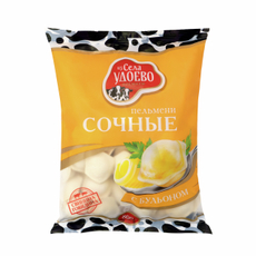 Пельмени Из села Удоево с бульоном сочные, 800г