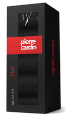 Носки мужские Pierre Cardin черные размер 42-44 в коробке, 5шт