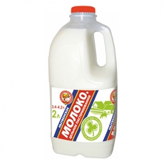 Молоко Маслозавод Нытвенский пастеризованное 3.4-4.2%, 2л