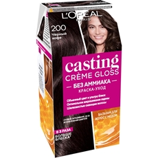 Краска-уход для волос L'Oreal Paris Casting Creme Gloss 200 Черный кофе без аммиака, 273мл