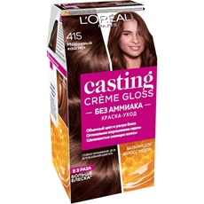 Краска-уход для волос L'Oreal Paris Casting Creme Gloss 415 Морозный каштан без аммиака, 273мл