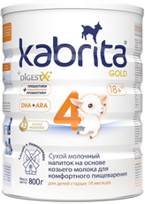 Смесь молочная детская Kabrita 4 Gold с 18 месяцев, 800г