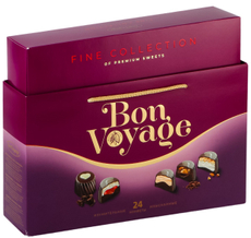 Набор конфет Bon Voyage Premium №2 фиолетовый ассорти, 370г