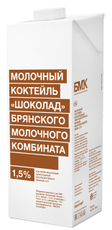 Коктейль молочный Брянский МК шоколад 1.5%, 1кг