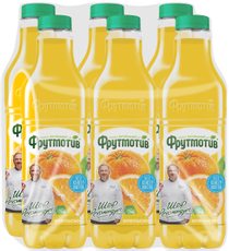 Напиток сокосодержащий Фрутмотив Солнечный апельсин, 1.5л x 6 шт