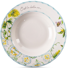Тарелка суповая Fioretta La Belle Vie, 21.8см