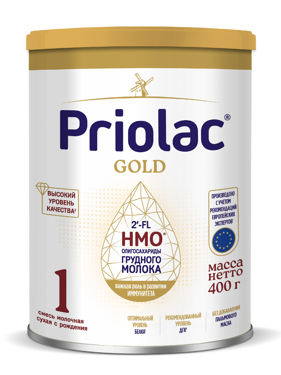 Изображение товара Смесь молочная детская Priolac 1 Gold с рождения, 400г