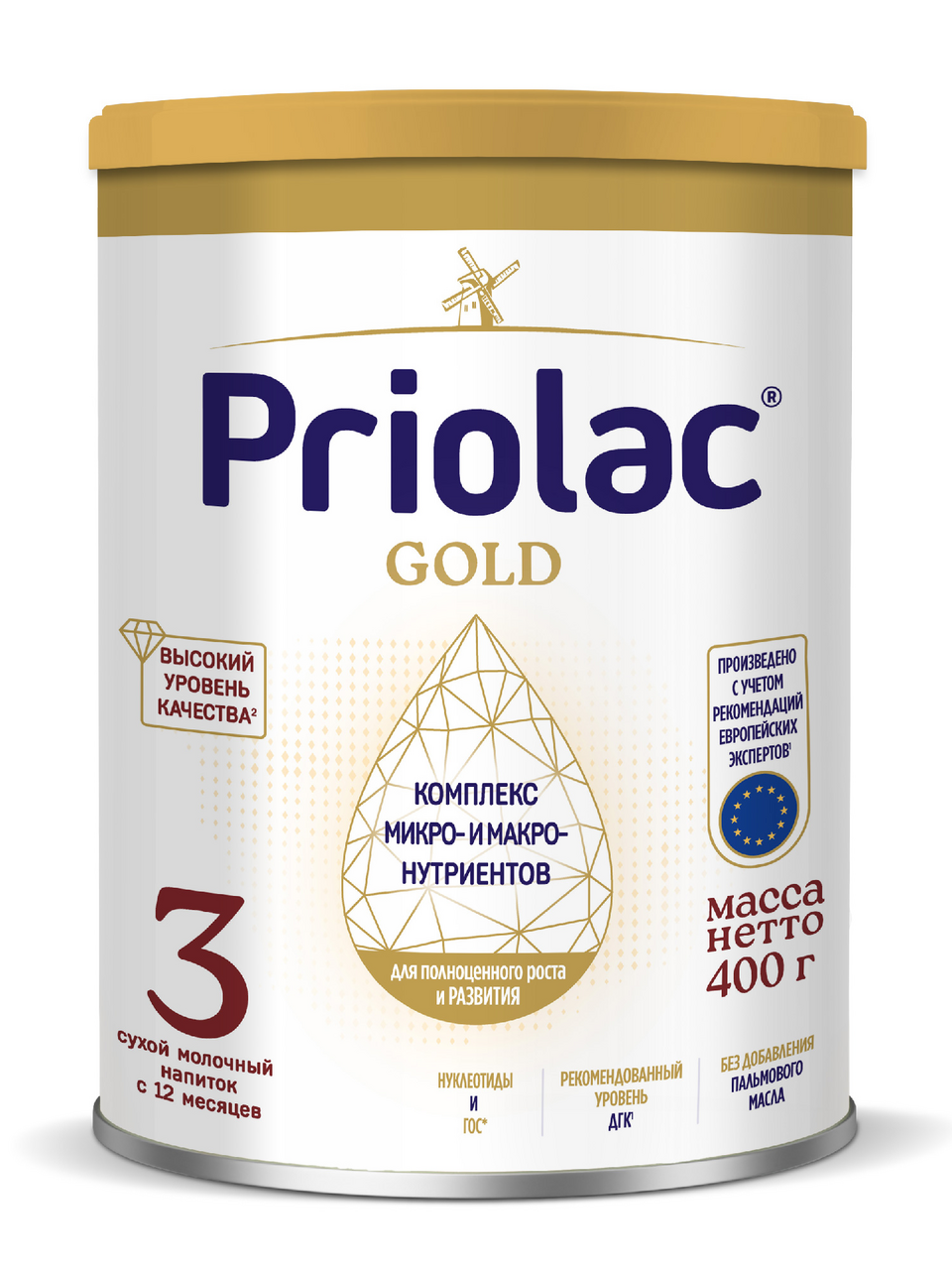 Изображение товара Priolac Gold 3 Детская смесь для детей с 12 месяцев, 400 г