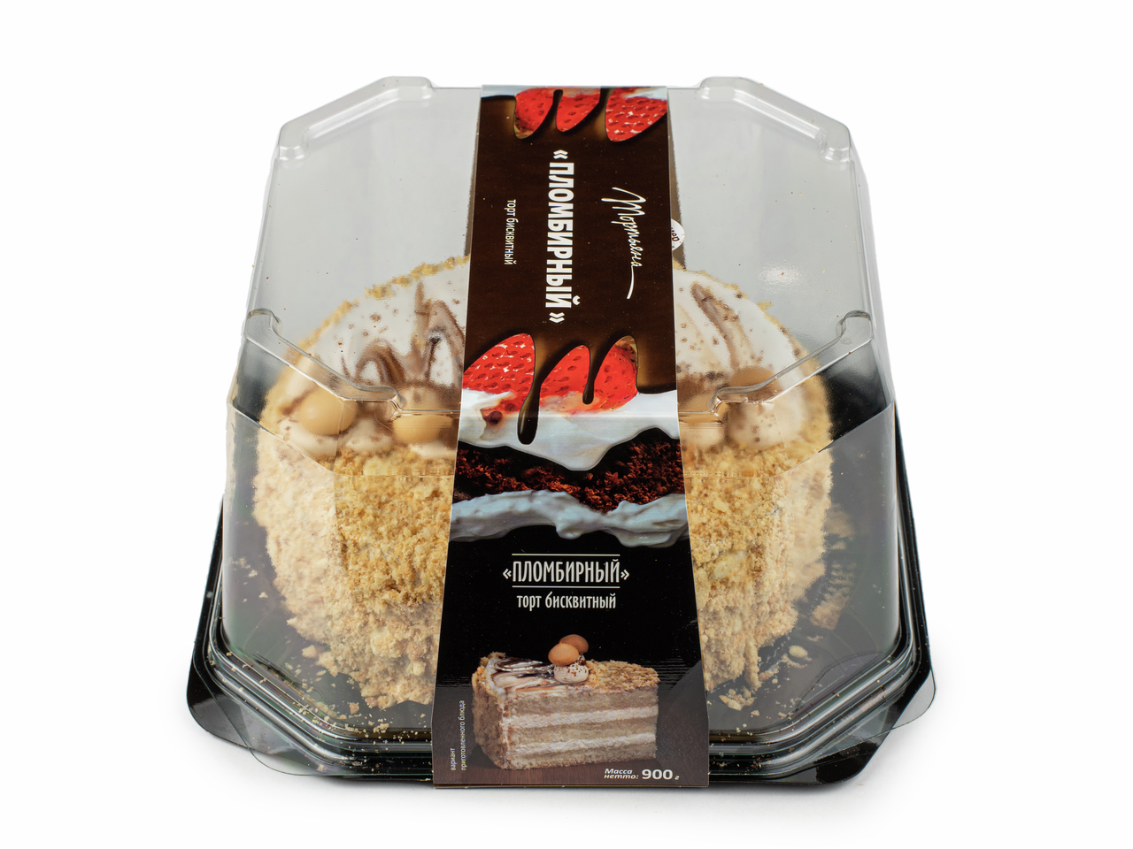 Торт Тортьяна пломбирный, 900г