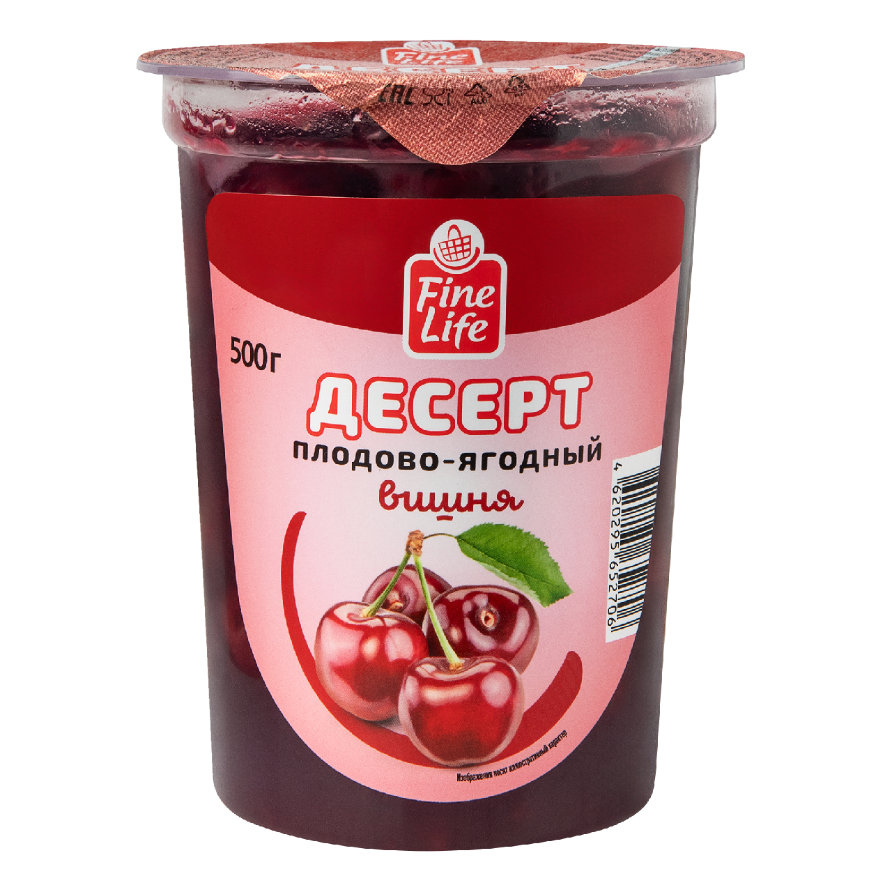 Изображение товара Fine Life Десерт плодово-ягодный с вишней, 500г