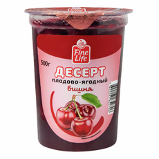 Fine Life Десерт плодово-ягодный с вишней, 500г