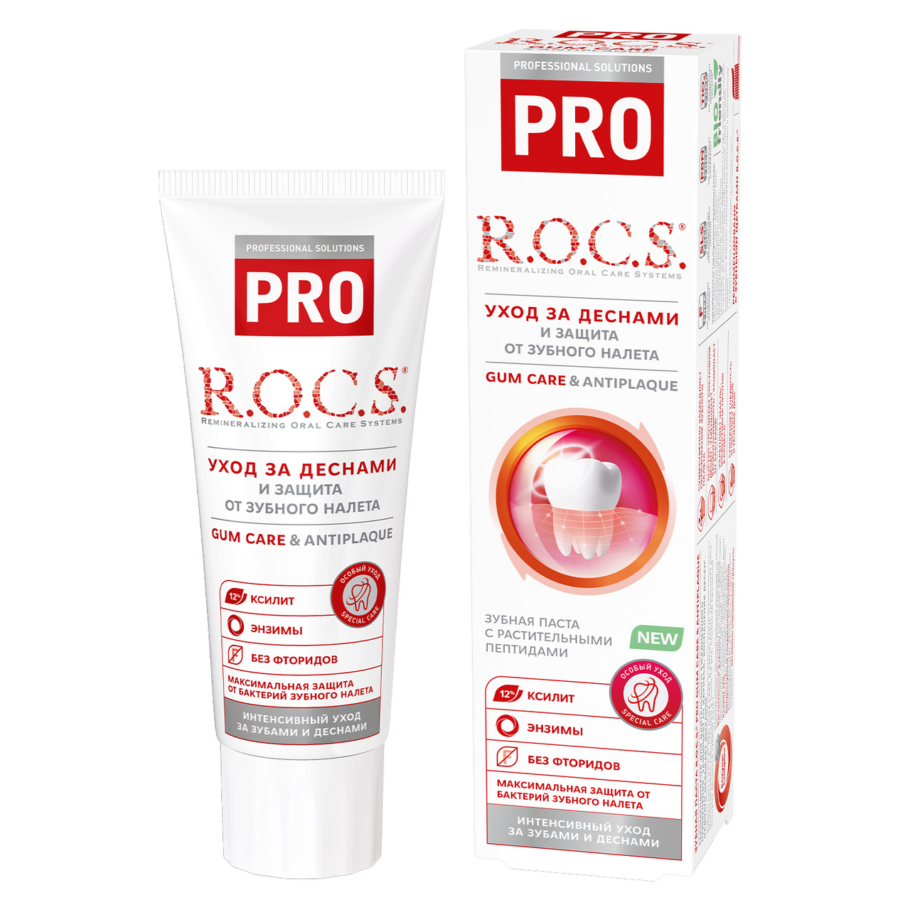 Изображение товара Зубная паста R.O.C.S. Pro Gum Care & Antiplaque, 74г