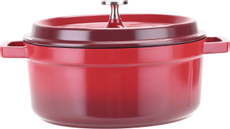 Кастрюля Red с крышкой 4.26л, 24см