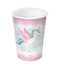 Стакан одноразовый Единорог бумажный, 200мл