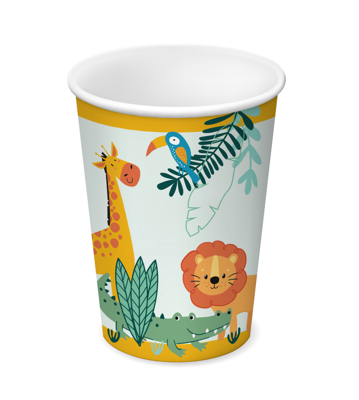 Стакан одноразовый Африка бумажный, 200мл