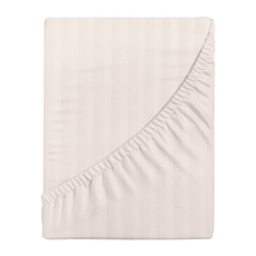 Простыня Verossa Antique White на резинке страйп-сатин, 160 x 200см