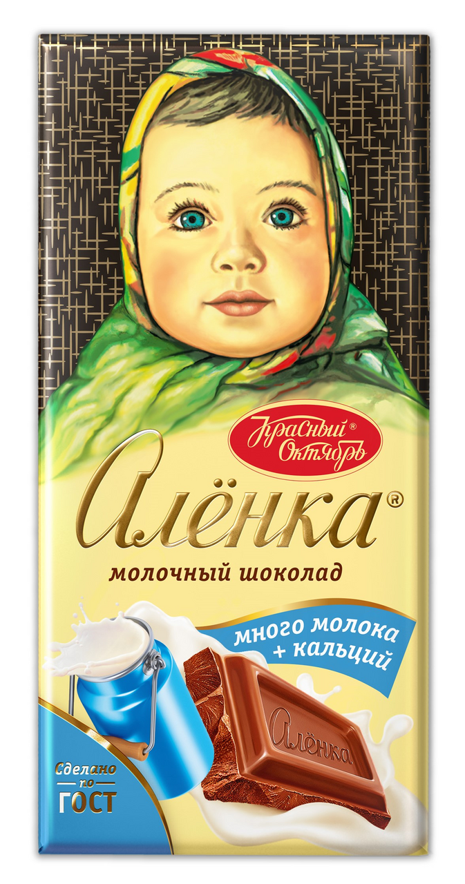 Шоколад Аленка молочный много молока, 75г