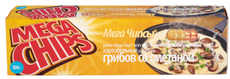Чипсы-пластины Mega Chips картофельные с грибами и сметаной, 100г