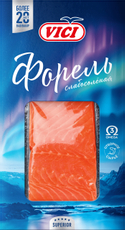 Форель Vici радужная слабосоленая филе-кусок, 150г