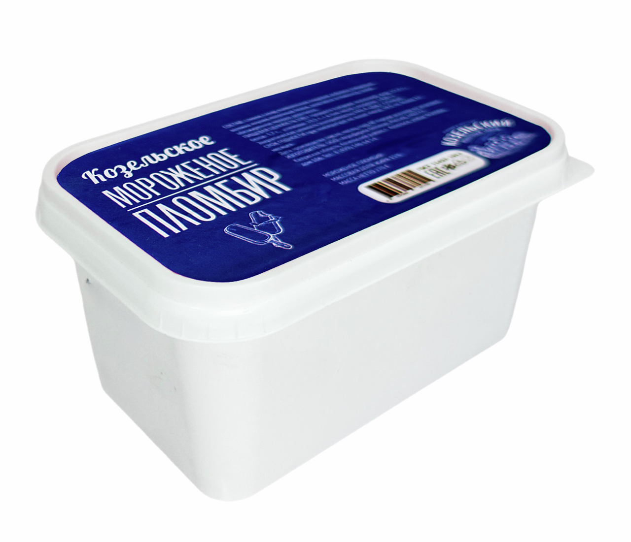 Мороженое пломбир Козельское молоко ГОСТ, 270г