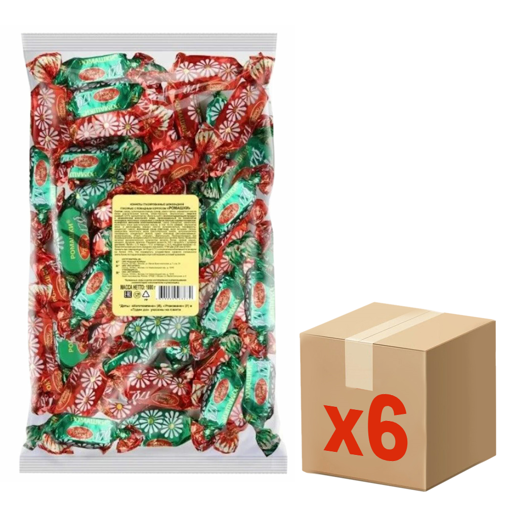 Конфеты Красный Октябрь Ромашки, 1кг x 6 шт