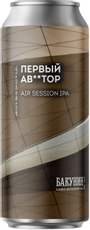 Пиво Бакунин Первый авиатор Air Session IPA нефильтрованное, 0.45л