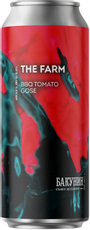 Пивной напиток Бакунин The Farm BBQ Tomato Gose нефильтрованный, 0.45л