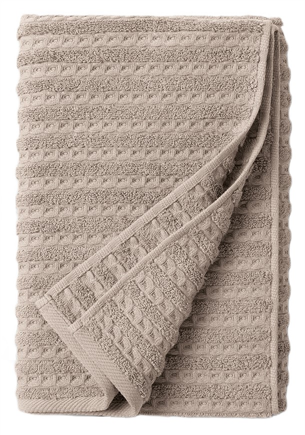 Полотенце Verossa Pique Texture Кофе махровое 430г, 70 x 140см