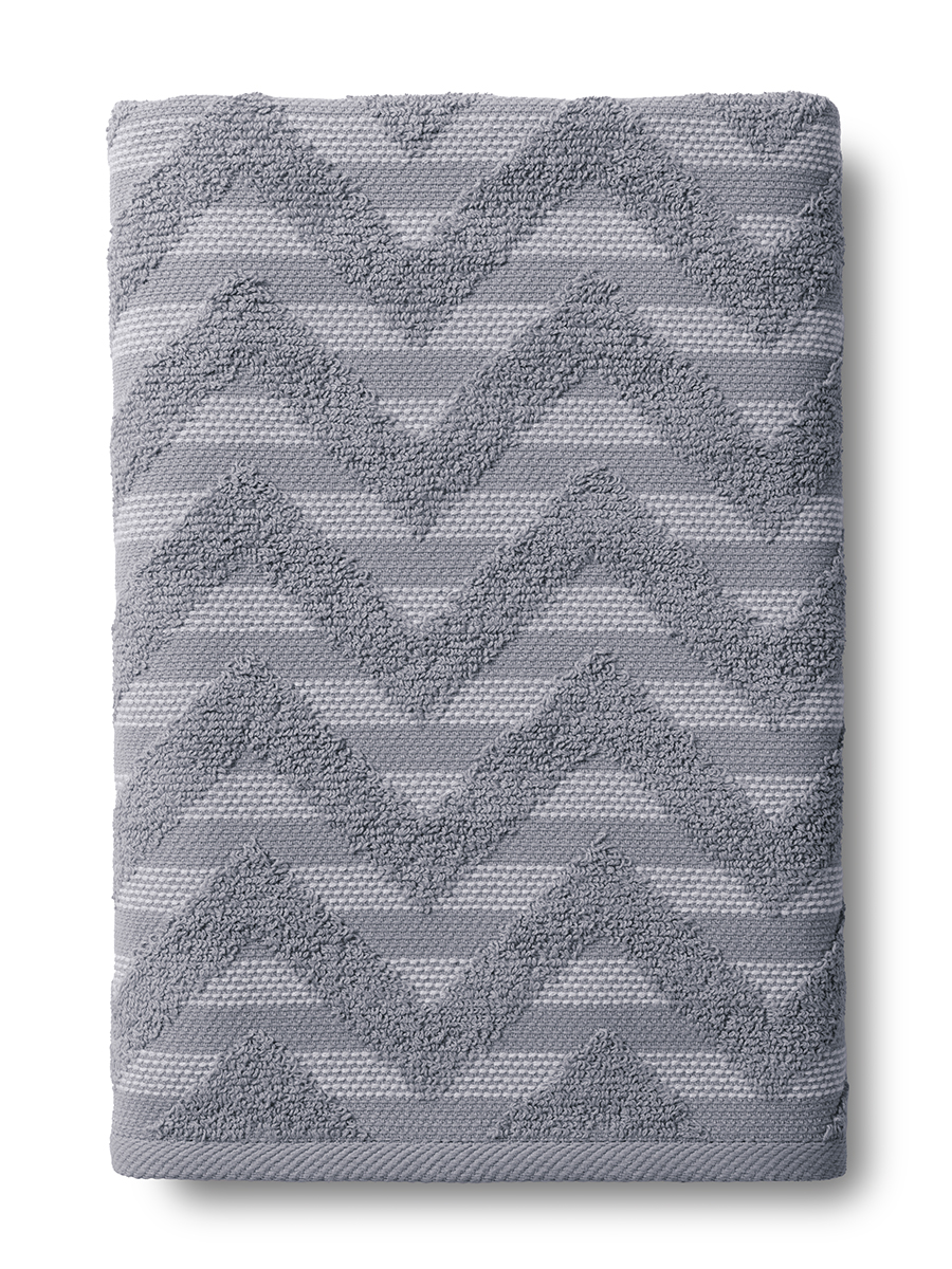 Полотенце Verossa Relax графит махровое 480г, 70 x 140г