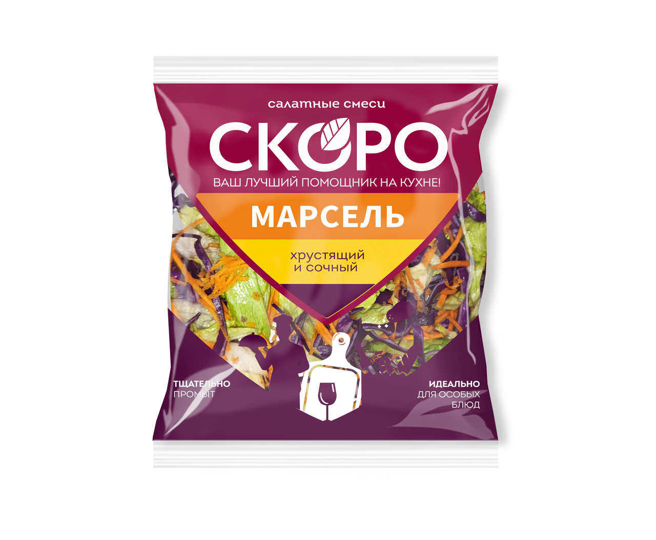 Микс салатный Скоро Марсель, 200г