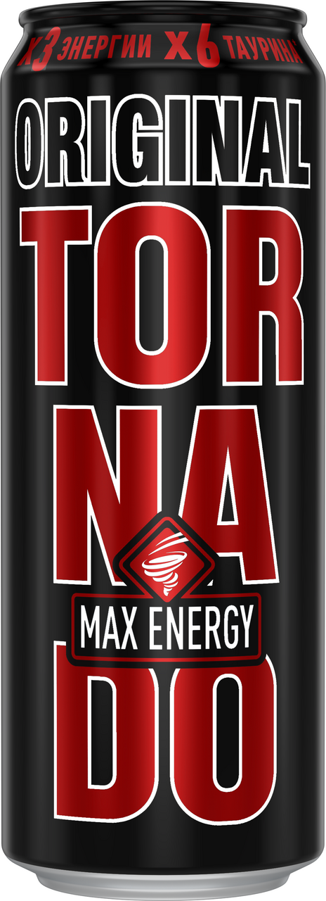 Напиток энергетический Tornado Max Energy Original, 450мл