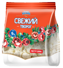 Творог Большая кружка Свежий 9%, 200г