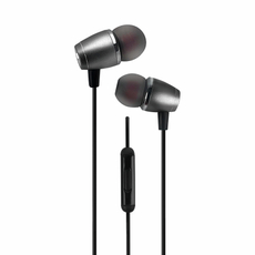 Наушники GAL с микрофоном серебристые HMP-35