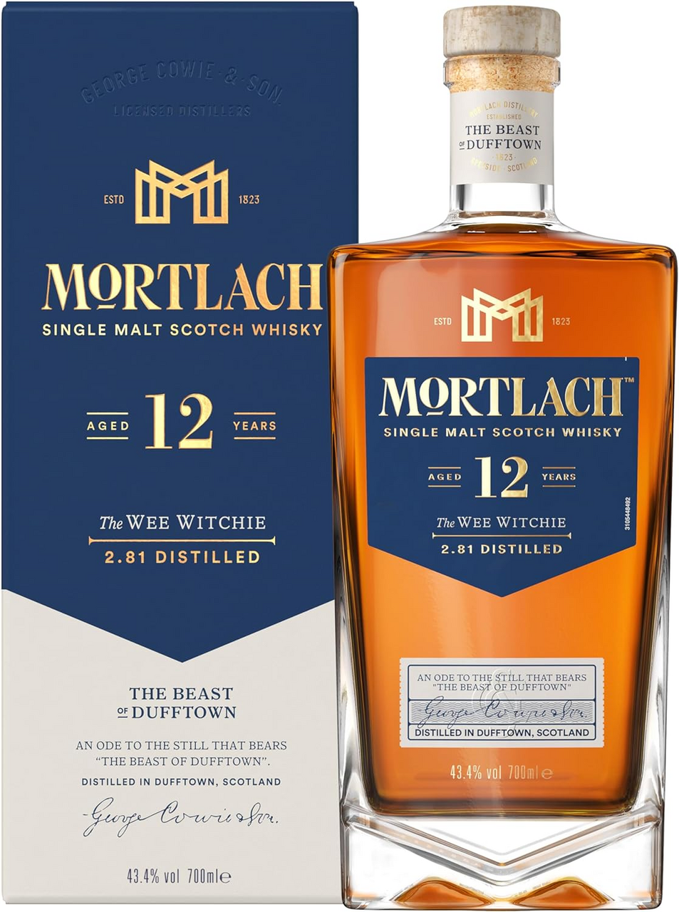 Виски шотландский Mortlach 12 лет в подарочной упаковке, 0.7л купить с  доставкой на дом, цены в интернет-магазине