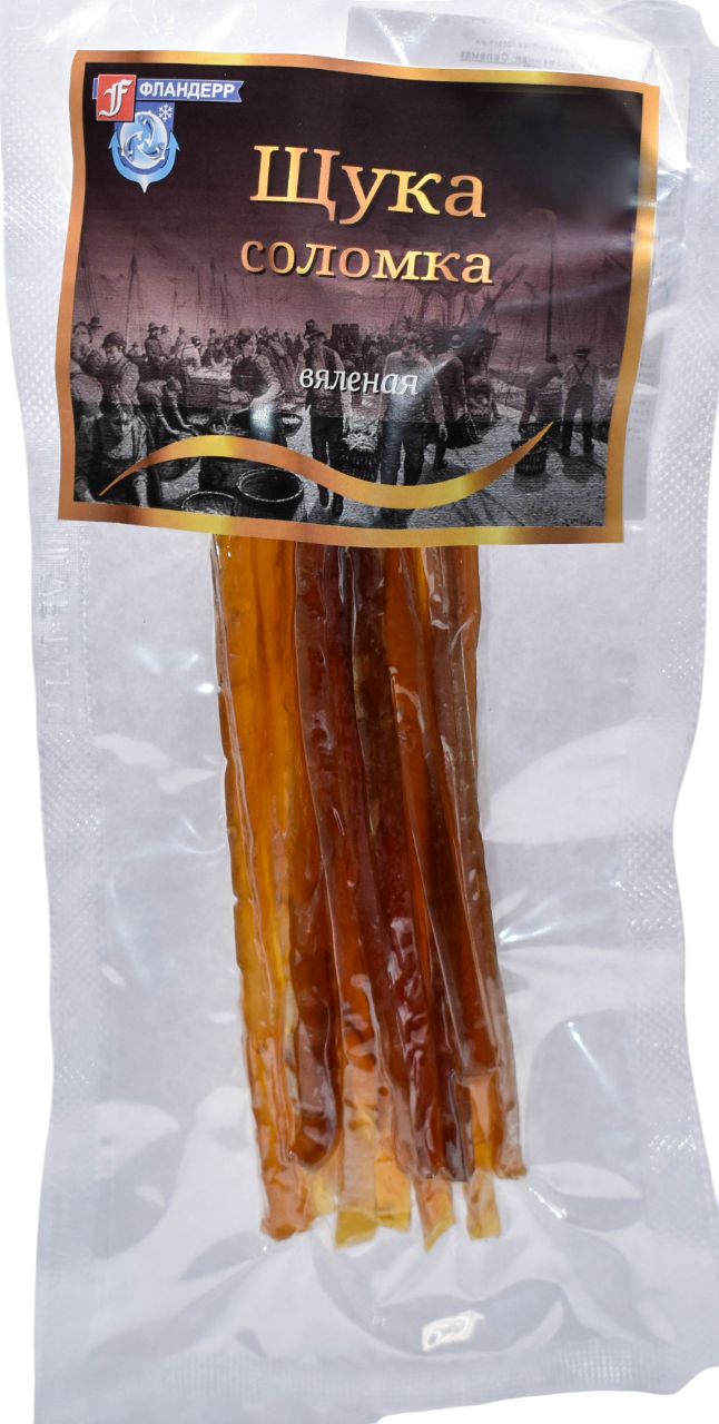 Щука Фландерр соломка вяленая, 50г