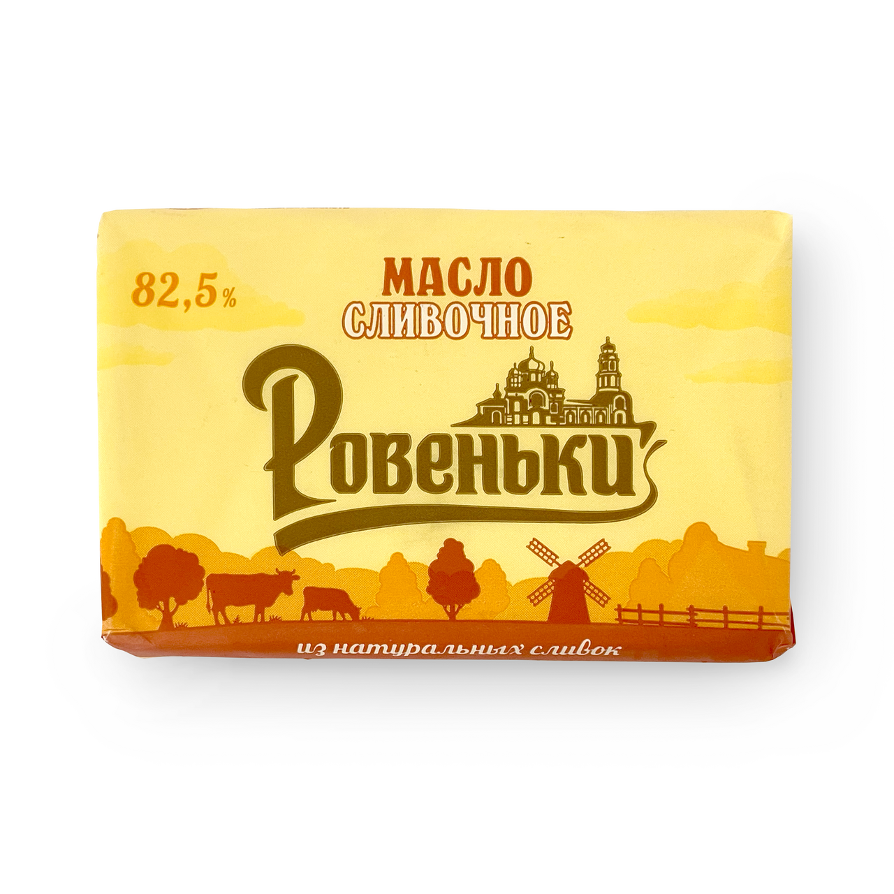 Масло сливочное Ровеньки Традиционное ГОСТ 82.5%, 170г