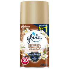 Освежитель воздуха Glade Нежность кашемира и сандал сменный баллон, 269мл