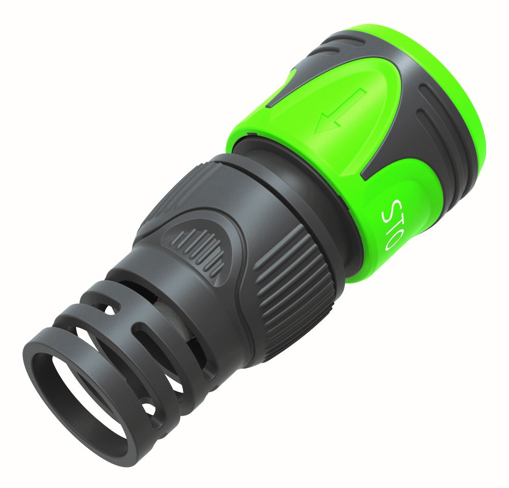 Коннектор для шланга Daye гибкий с аквастопом 1/2 дюйма