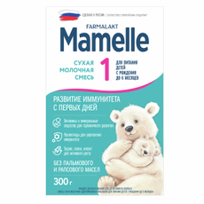 Смесь молочная детская Mamelle 1 с рождения до 6 месяцев, 300г