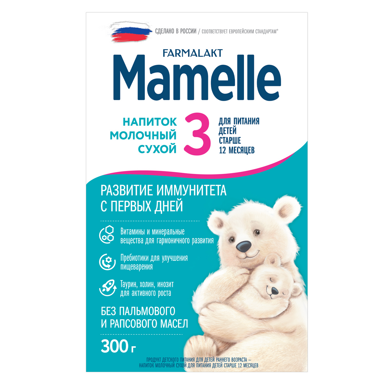 Изображение товара Смесь молочная детская Mamelle 3 с 12 месяцев, 300г