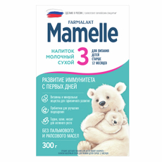Смесь молочная детская Mamelle 3 с 12 месяцев, 300г